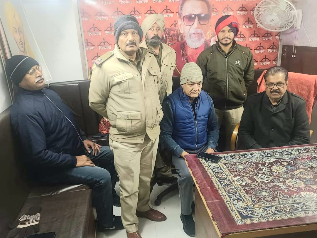 मुख्यमंत्री आवास का घेराव करने जा रहे शिव सेना पंजाब अध्यक्ष रणजीत राणा और साथी हिरासत में - साहिल दत्ता